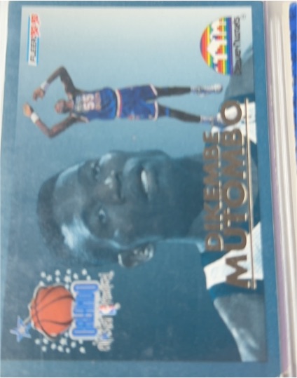 1992-93 Fleer All-Stars #19 Dikembe Mutombo — front