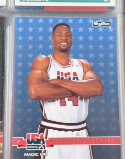 1994 Skybox USA Basketball #6 Alonzo Mourning — front