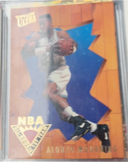 1993-94 Fleer Ultra All Rookie 1st Team #4 Alonzo Mourning — front