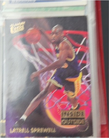 1993-94 Fleer Ultra #8 Latrell Sprewell Inside Outside — front