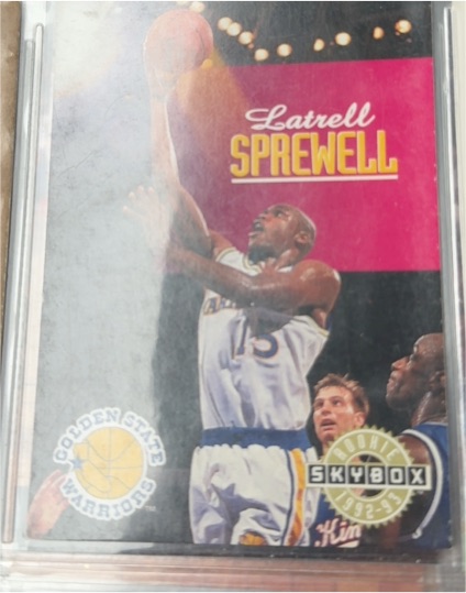 1992-93 SkyBox #342 Latrell Sprewell — front