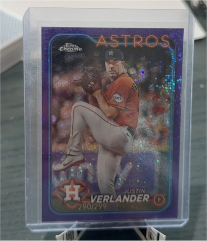 2024 Topps Chrome #291 Justin Verlander — front