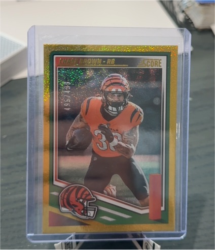 2025 Panini Score #157 Chase Brown — front