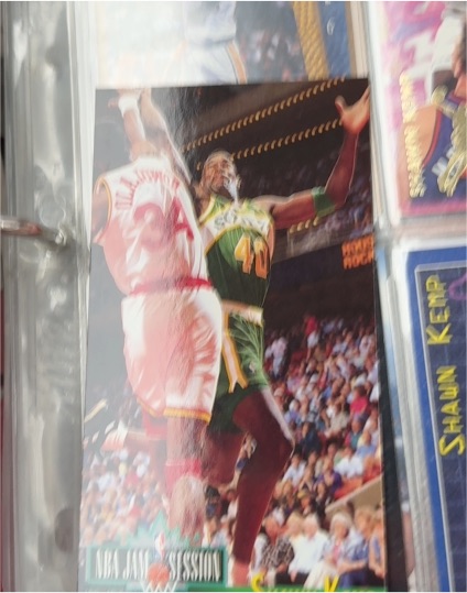 1993-94 Fleer NBA Jam Session #214 Shawn Kemp — front