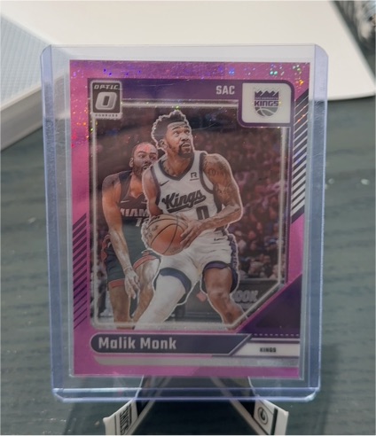 2024-25 Panini Donruss Optic #17 Malik Monk — front