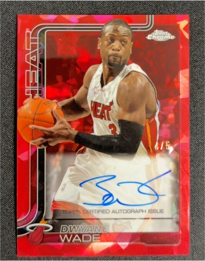 2025 Topps Chrome #TCA-DW Dwyane Wade — front
