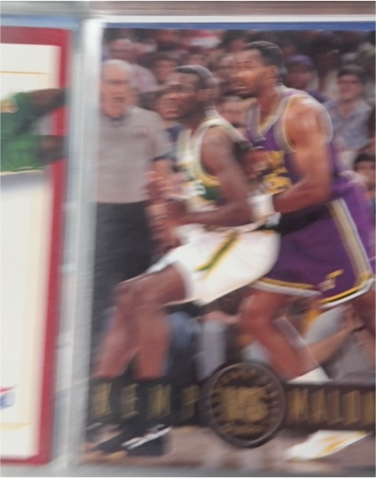 1993-94 Fleer Ultra #4 Karl Malone Rebound King Insert — front