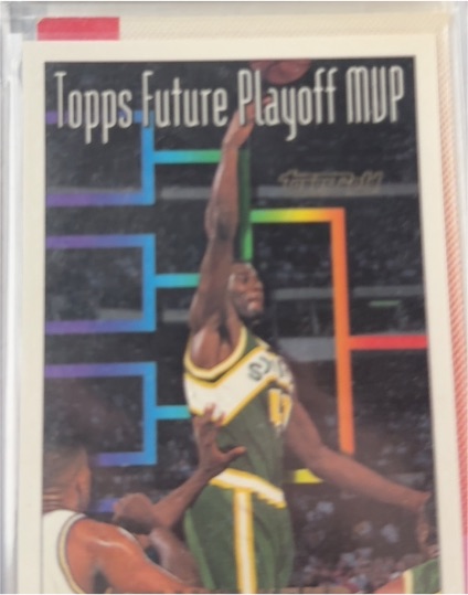 1993-94 Topps Gold #202 Shawn Kemp Future Playoff MVP — front