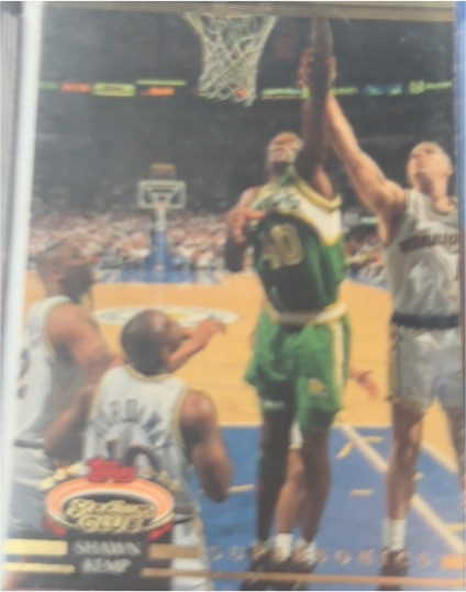 1992-93 Topps Stadium Club #102 Shawn Kemp — front