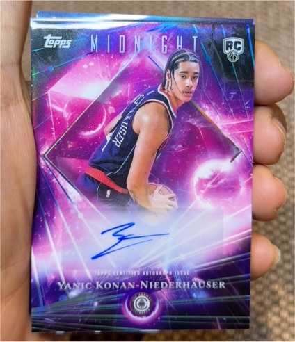 2025-26 Topps Midnight #RJA-YK Yanic Konan-Niederhauser — front