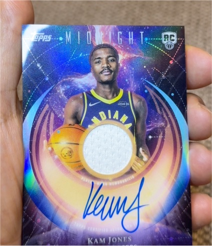 2025-26 Topps Midnight #RJA-KJO Kam Jones — front
