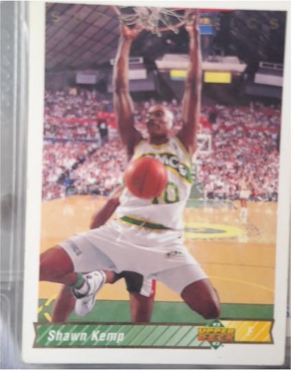 1992-93 Upper Deck #240 Shawn Kemp — front