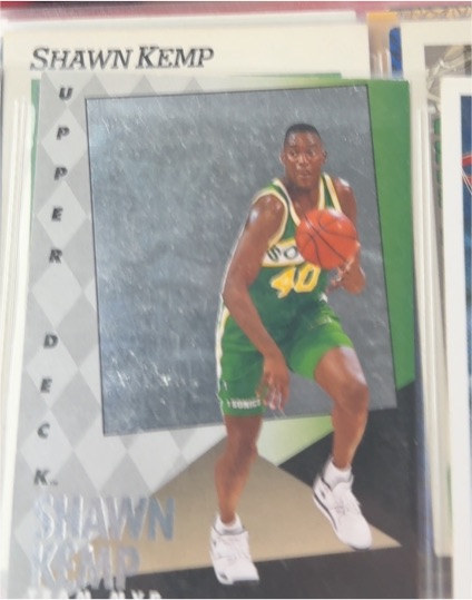 1992-93 Upper Deck #25 Shawn Kemp — front