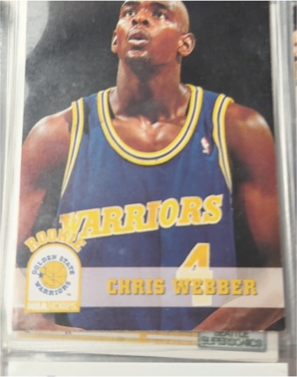 1993-94 Skybox NBA Hoops #341 Chris Webber — front