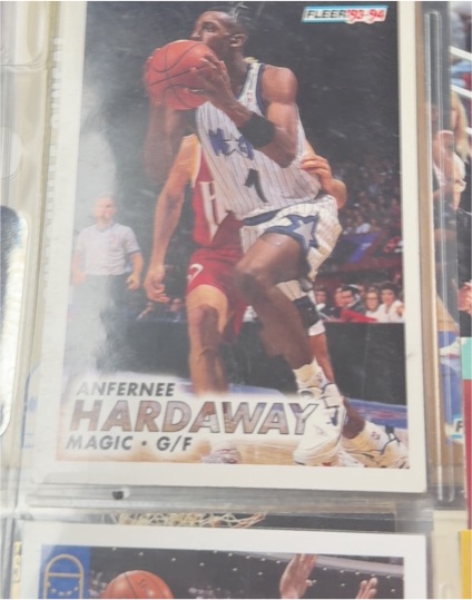 1993-94 Fleer #343 Anfernee Hardaway — front