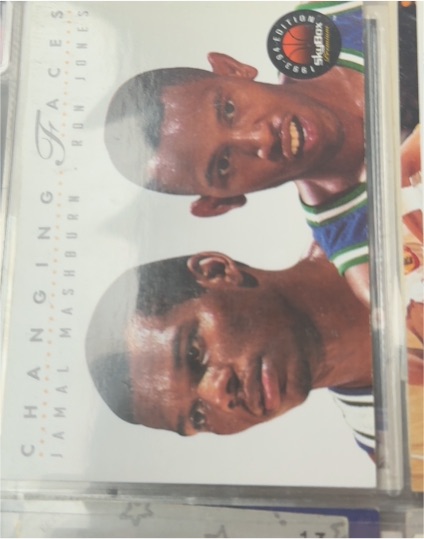 1993-94 Skybox Premium #297 Jamal Mashburn / Popeye Jones Changing Faces — front