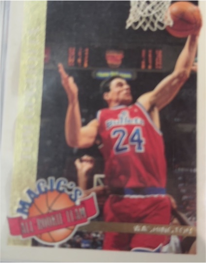 1992 Fleer Sharpshooter #3 Sarunas Marciulionis — front