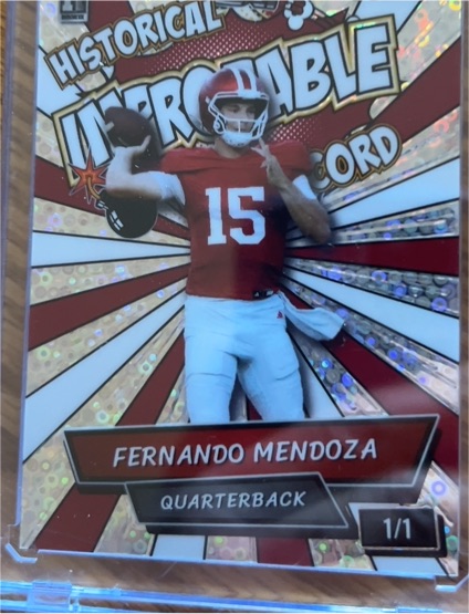 2025 Wild Card Comix #ACJM-FM08 Fernando Mendoza — front