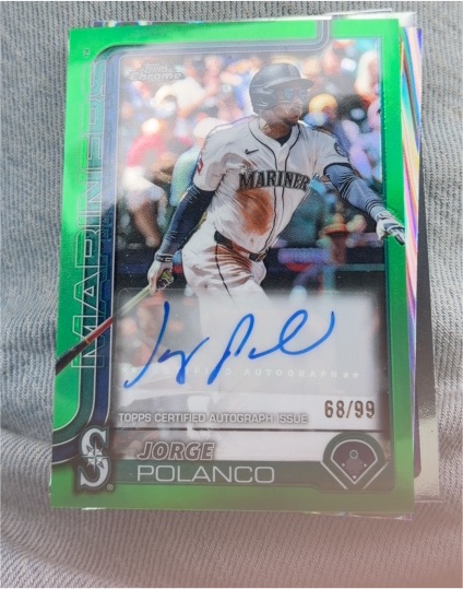 2025 Topps Chrome Update #AC-JP Jorge Polanco — front