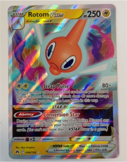 2023 Pokémon Crown Zenith #046 Rotom VSTAR — front