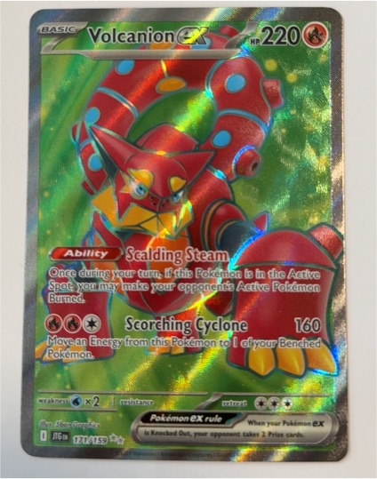 2023 Pokémon Journey Together #171 Volcanion EX — front