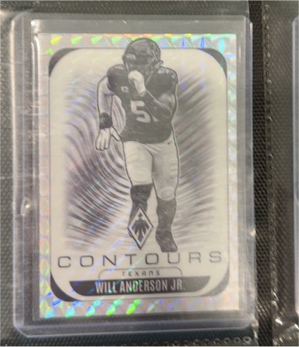 2025 Panini Phoenix #13 Will Anderson Jr. Contours Silver — front