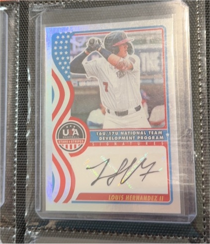 2025 Panini Stars & Stripes #126 Louis Hernandez II — front