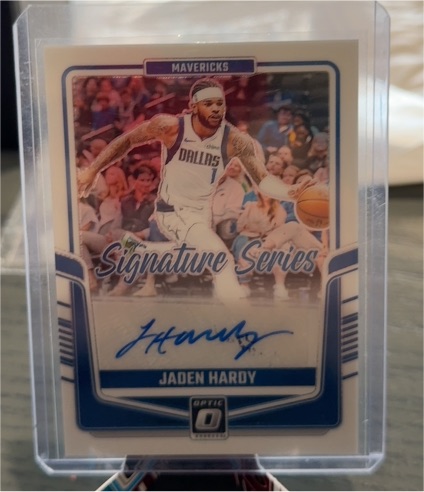 2024-25 Panini Donruss Optic #SS-HRD Jaden Hardy Signature Series — front