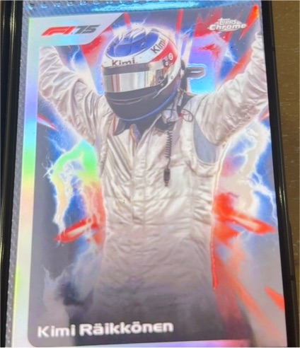 2025 Topps Chrome F1 Kimi Räikkönen Speed Demons Refractor #SD-11 — front