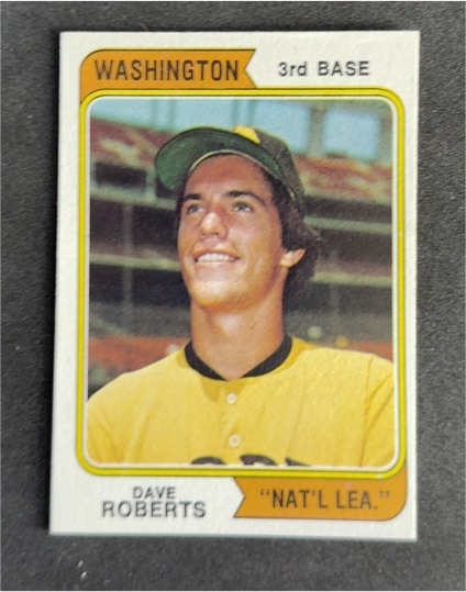 1974 Topps #309 Dave Roberts Washington — front