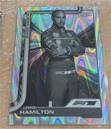 2025 Topps Chrome Formula 1 #4 Lewis Hamilton — front