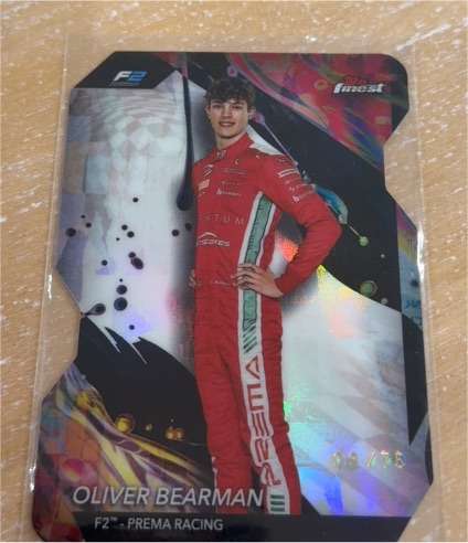 2024 Topps Finest Formula 1 #21 Oliver Bearman — front