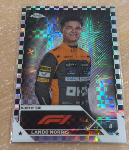 2023 Topps Chrome Formula 1 #4 Lando Norris — front