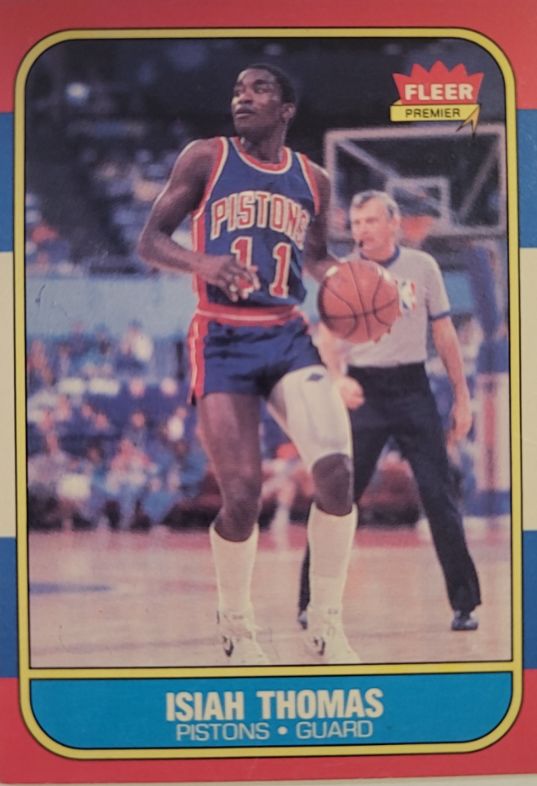 1986 Fleer Premier #109 Isiah Thomas — front
