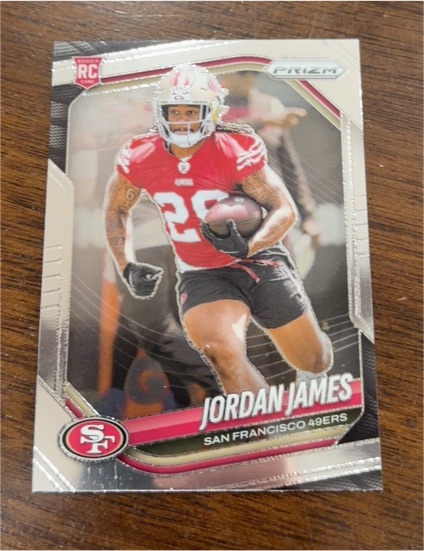 2025 Panini Prizm #323 Jordan James — front