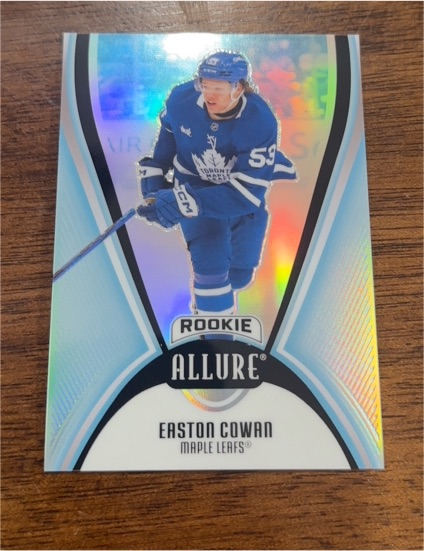 2025-26 Upper Deck Allure #AR-EC Easton Cowan Rookie — front