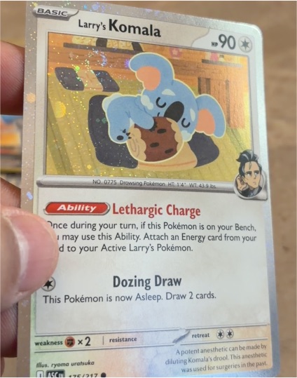2026 Pokémon TCG Ascended Heroes #175 Larry's Komala — front