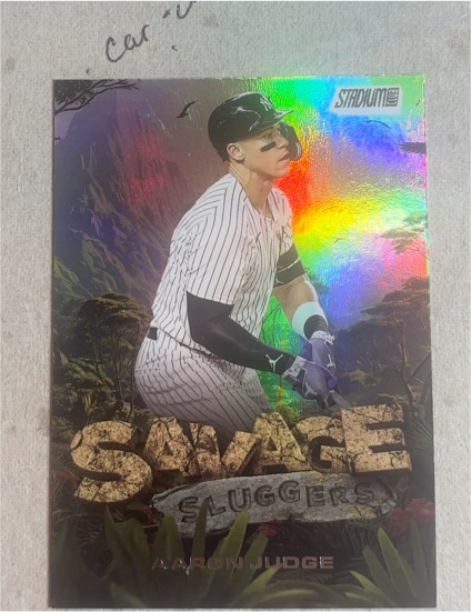 2025 Topps Stadium Club #SS-19 Aaron Judge Savage Sluggers — front