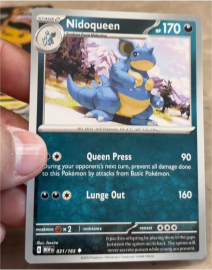 2023 Pokemon Scarlet & Violet 151 #031 Nidoqueen — front