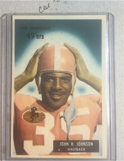 1955 Bowman #42 John H. Johnson — front
