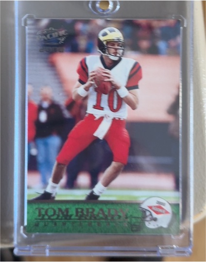 2000 Pacific #403 Tom Brady Rookie — front