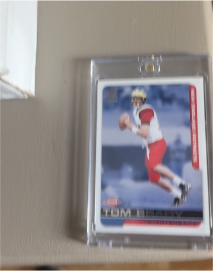2000 Pacific Paramount #138 Tom Brady — front