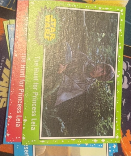 2019 Topps Star Wars Journey to The Rise of Skywalker Green #29 The Hunt for Princess Leia — front