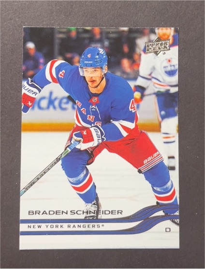 2025-26 Upper Deck #116 Braden Schneider — front