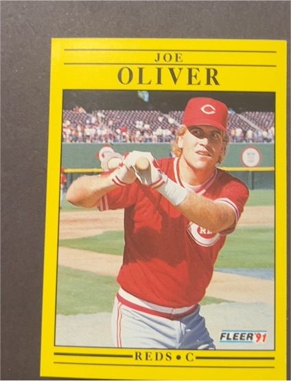 1991 Fleer #75 Joe Oliver — front