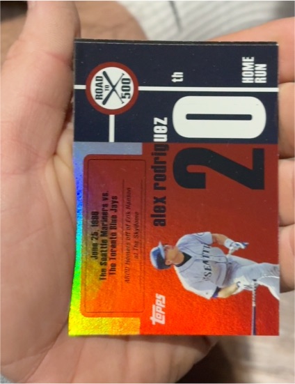 2007 Topps Alex Rodriguez Road to 500 Home Runs #ARHR20 Alex Rodriguez — front