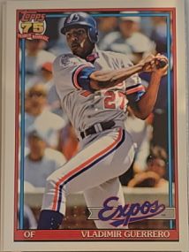 2026 Topps Series 1 1991 Throwback #T91-93 Vladimir Guerrero — front