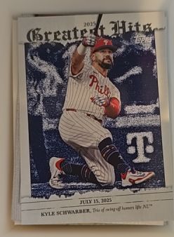 2026 Topps Series 1 Greatest Hits #GH-16 Kyle Schwarber — front