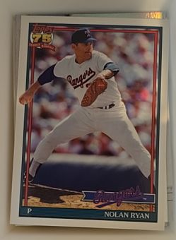 1991 Topps #T91-97 Nolan Ryan — front