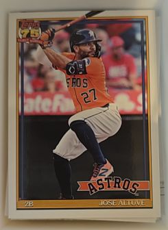 2026 Topps Series 1 35th Anniversary #T91-7 Jose Altuve — front